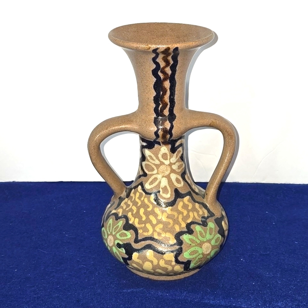 Antique 1920's Carl Gebauer Art Nouveau Secessionist Ceramic Vase No.850 Germany